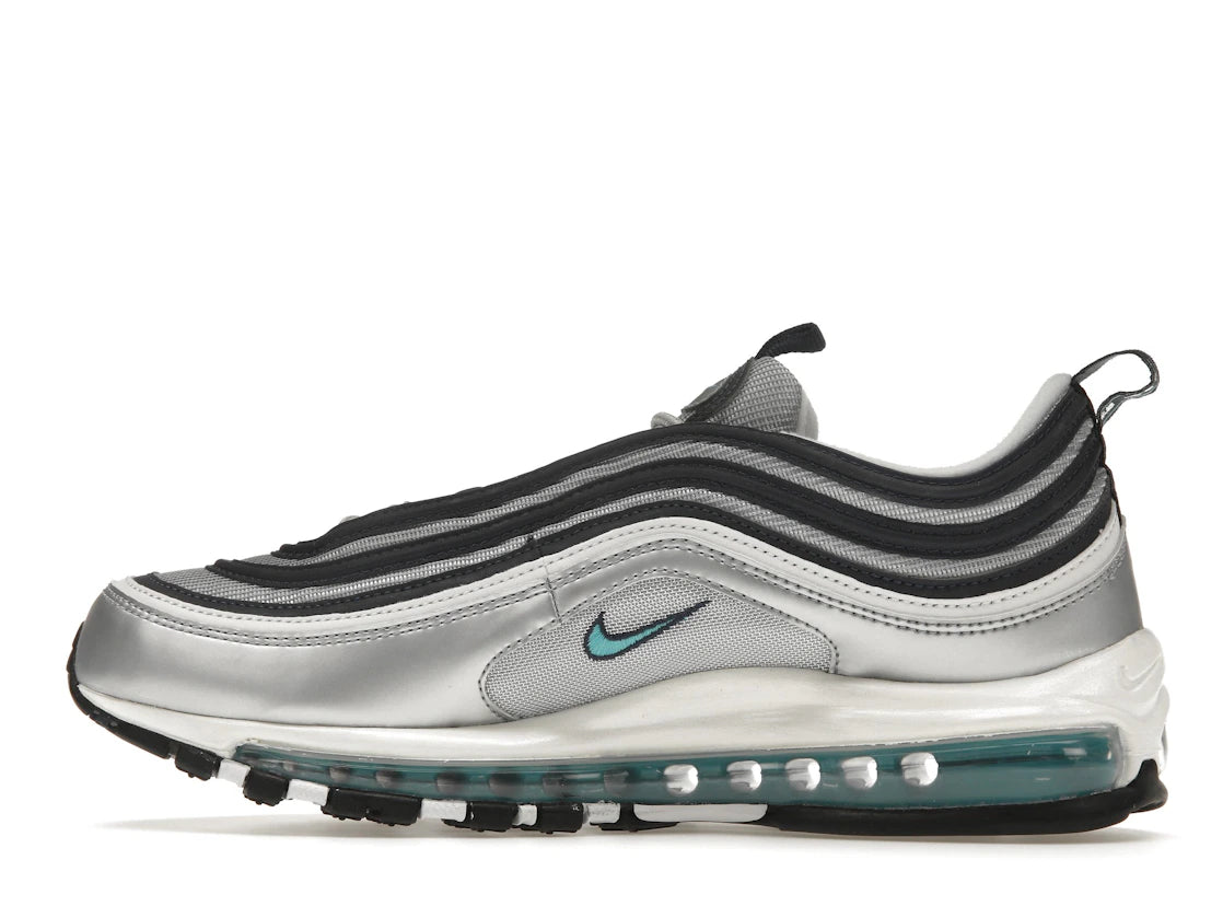 Nike Air Max 97 Metallic Silver Chlorine Blue