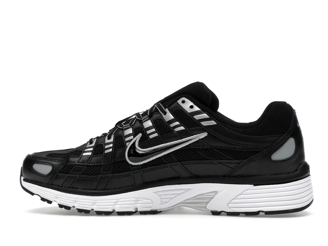 Nike P-6000 Black White Metallic Silver
