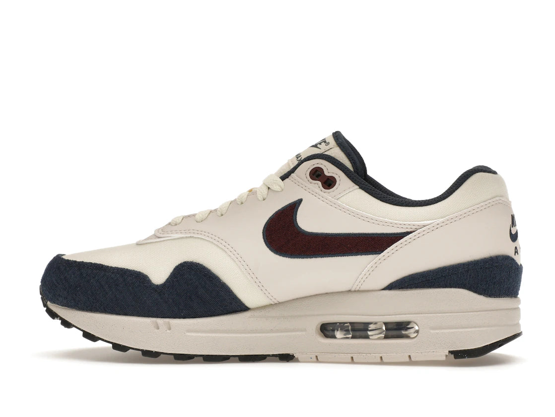 Nike Air Max 1 Coconut Milk Burgundy Crush Navy