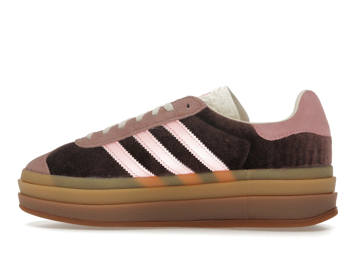 adidas Gazelle Bold Shadow Brown Warm Clay Glow Pink