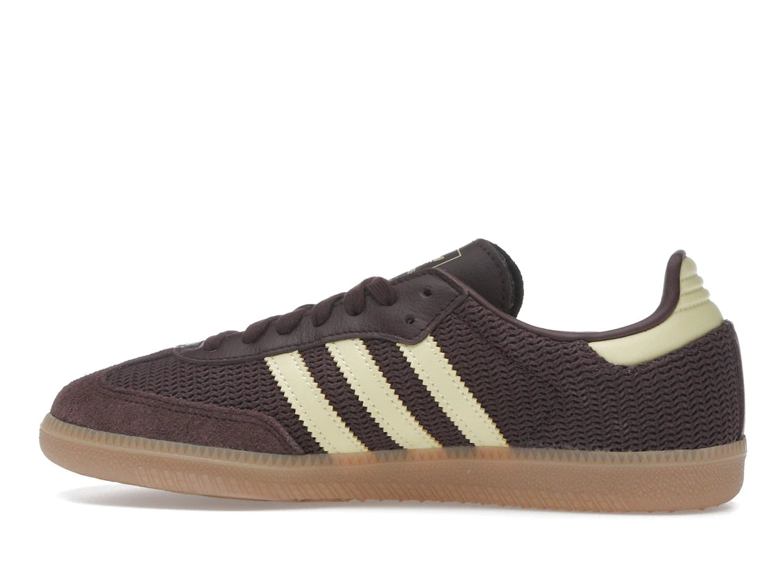 adidas Samba OG Shadow Brown Powder Yellow
