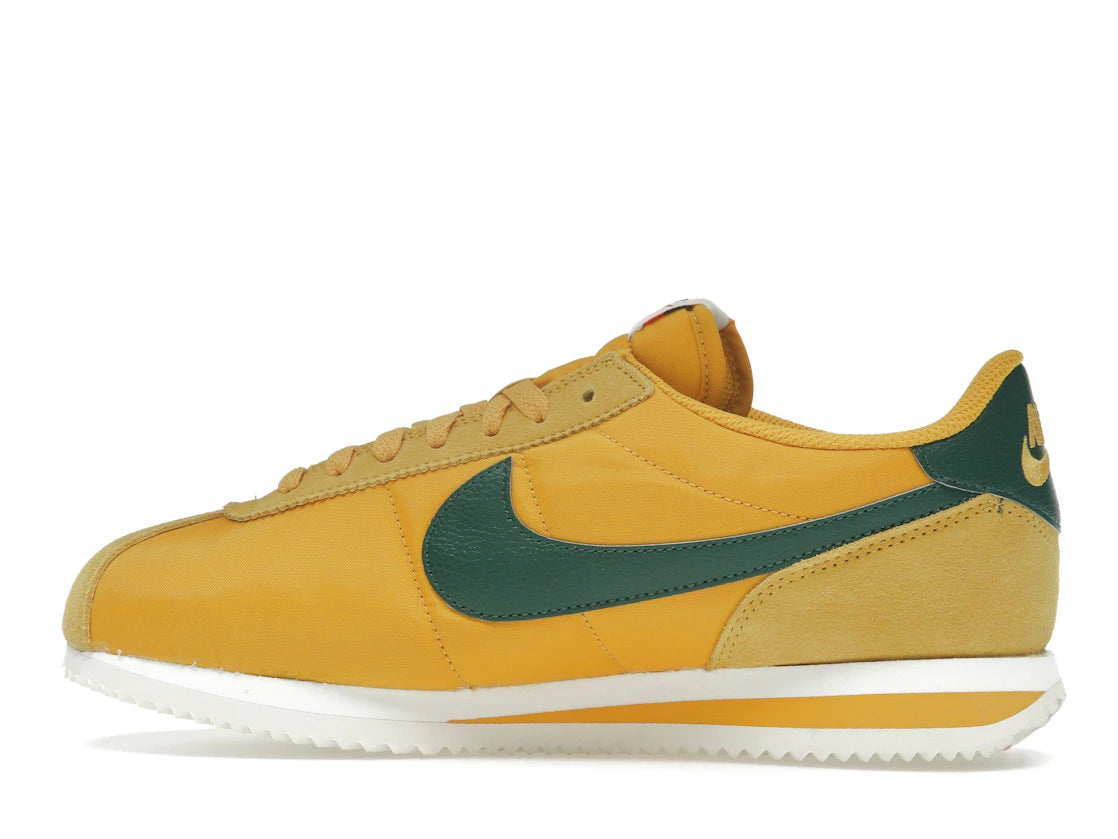 Nike Cortez Textile Yellow Ochre Gorge Green
