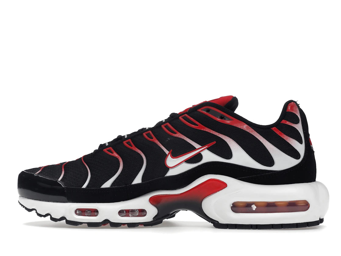 Nike Air Max Plus Black White University Red