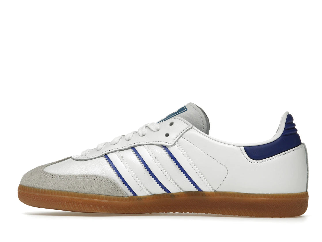 adidas Samba Leather Cloud White Lucid Blue