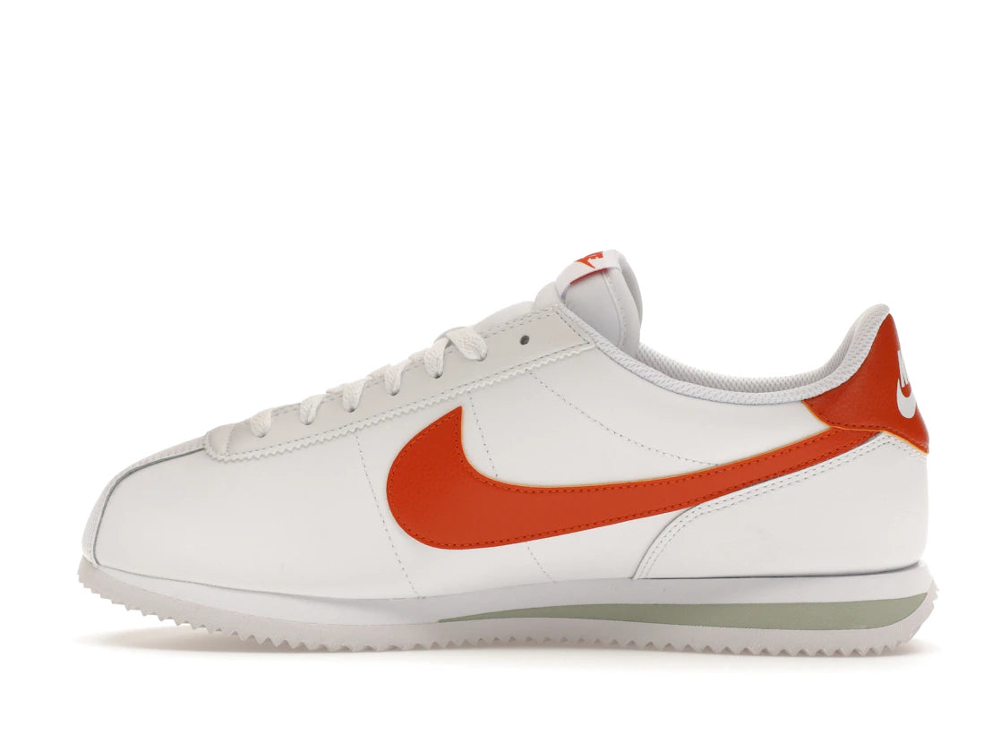 Nike Cortez White Campfire Orange