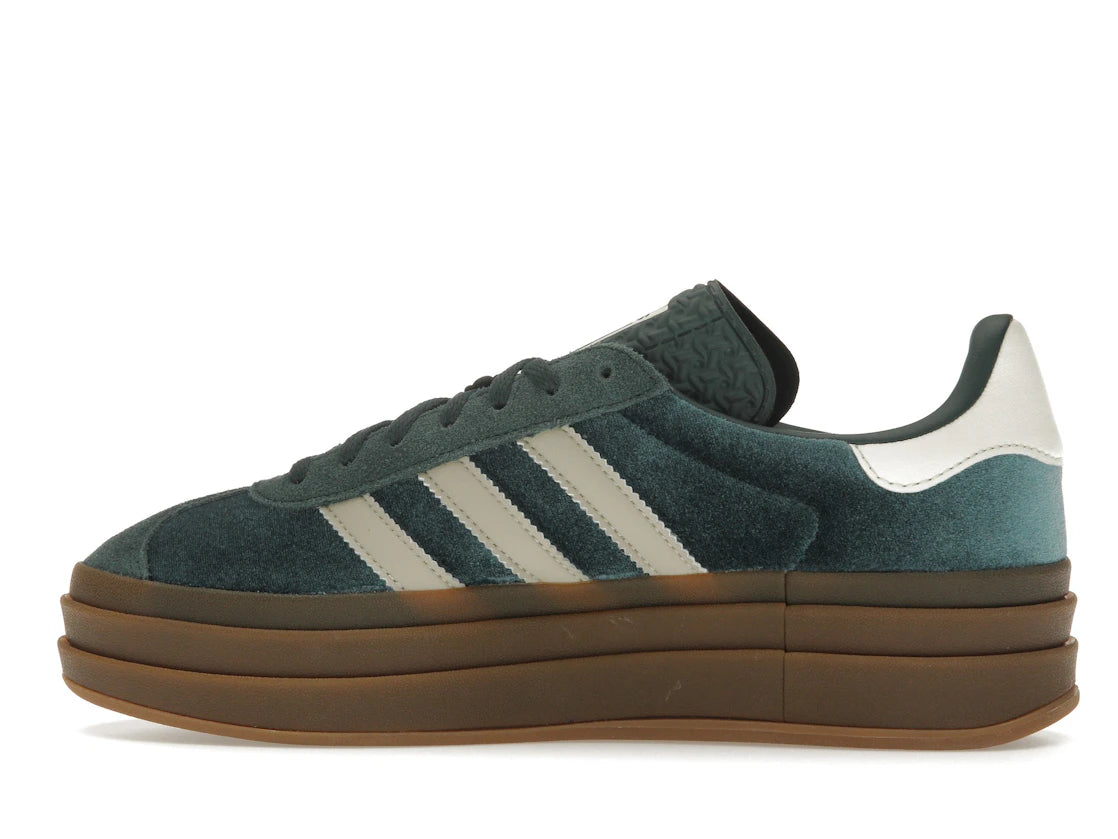 adidas Gazelle Bold Mineral Green Velvet