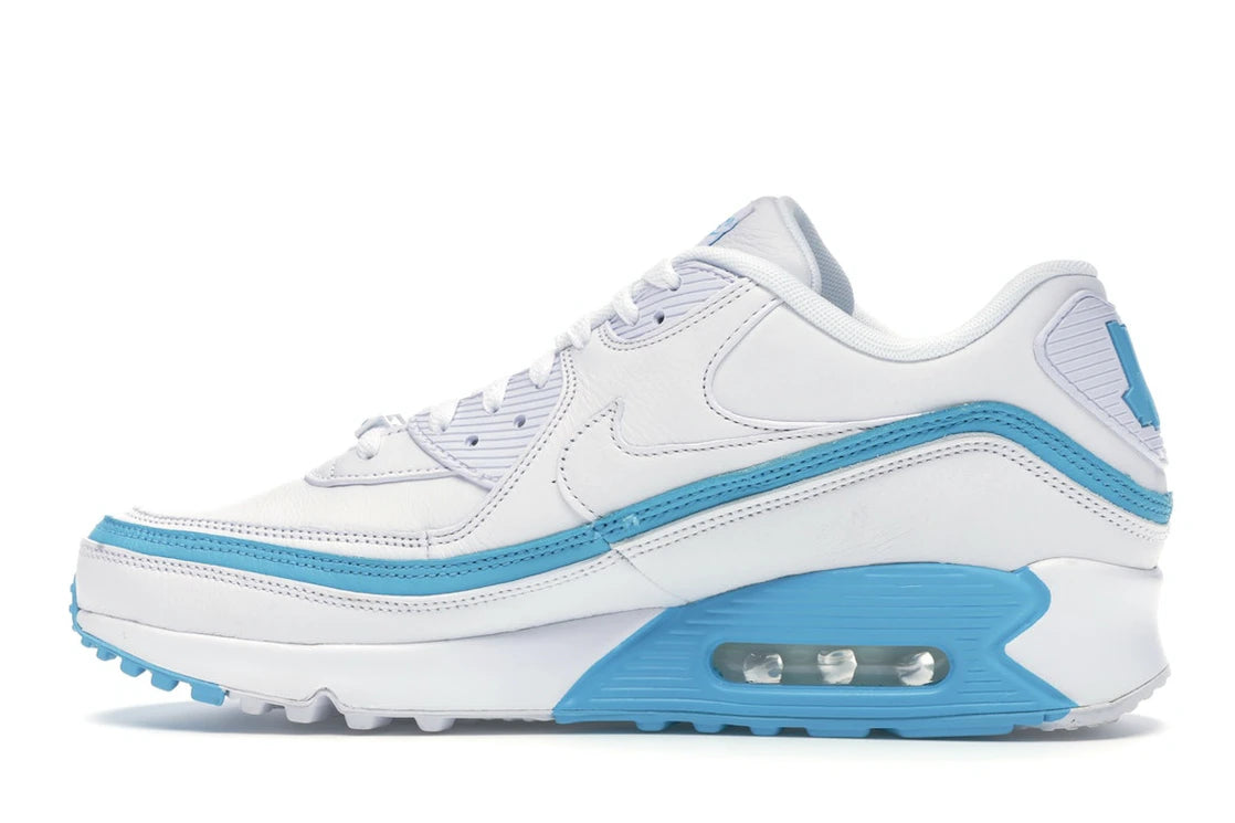 Nike Air Max 90 Undefeated White Blue Fury