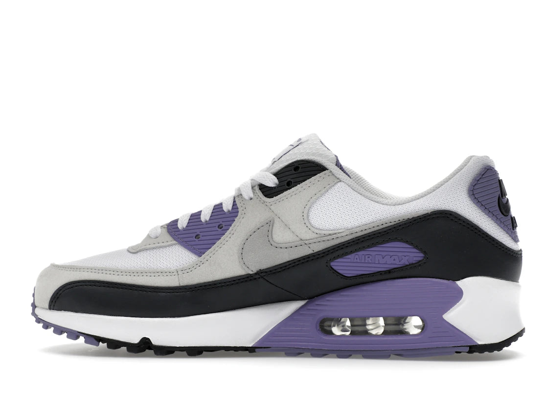 Nike Air Max 90 White Dusty Amethyst Photon Dust Light Smoke Grey